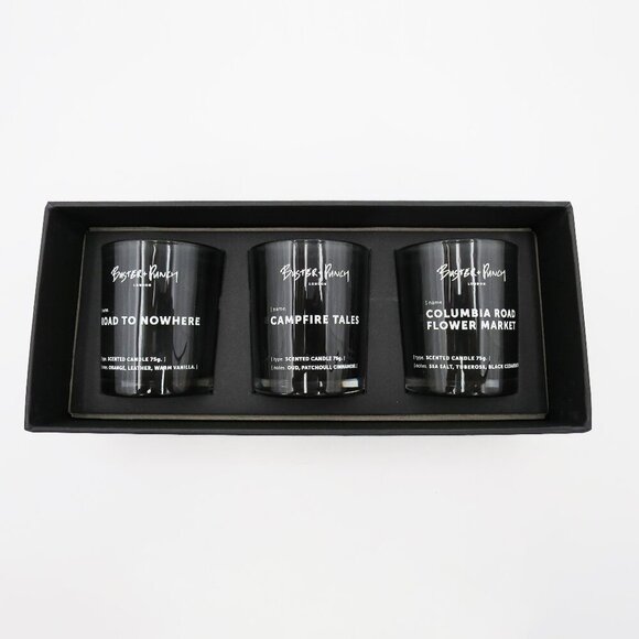 BUSTER + PUNCH Box Set Of 3 Road To Nowhere Collection Scented Candles 75 g x 3 - Picture 2 of 13